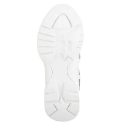 Tenis Blancos Plataforma Brillos Para Mujer Neosport 05216