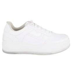 Tenis Blancos Plataforma Para Mujer Neosport 05571