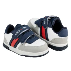 Tenis Casual Niño Gris-Marino Viritony 05836