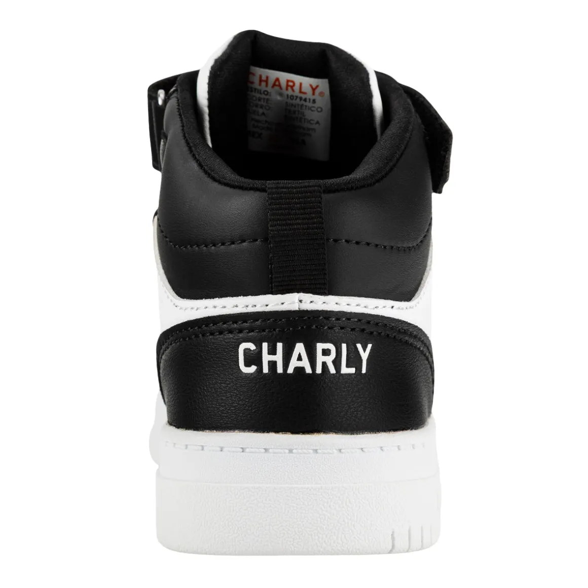 Tenis Charly Para Niño Casual Svart Hvit 07400/01