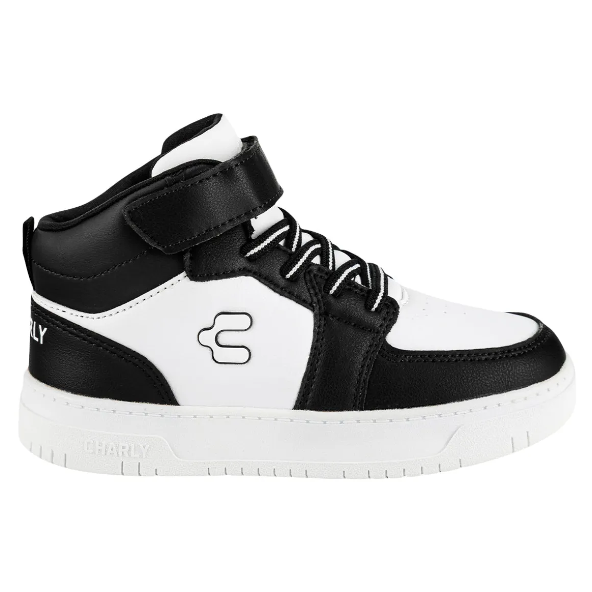 Tenis Charly Para Niño Casual Svart Hvit 07400/01