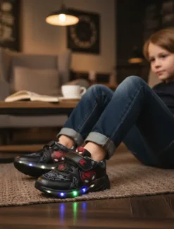Tenis con Luces LED Spider-Man Niño Kings-Lu 08177