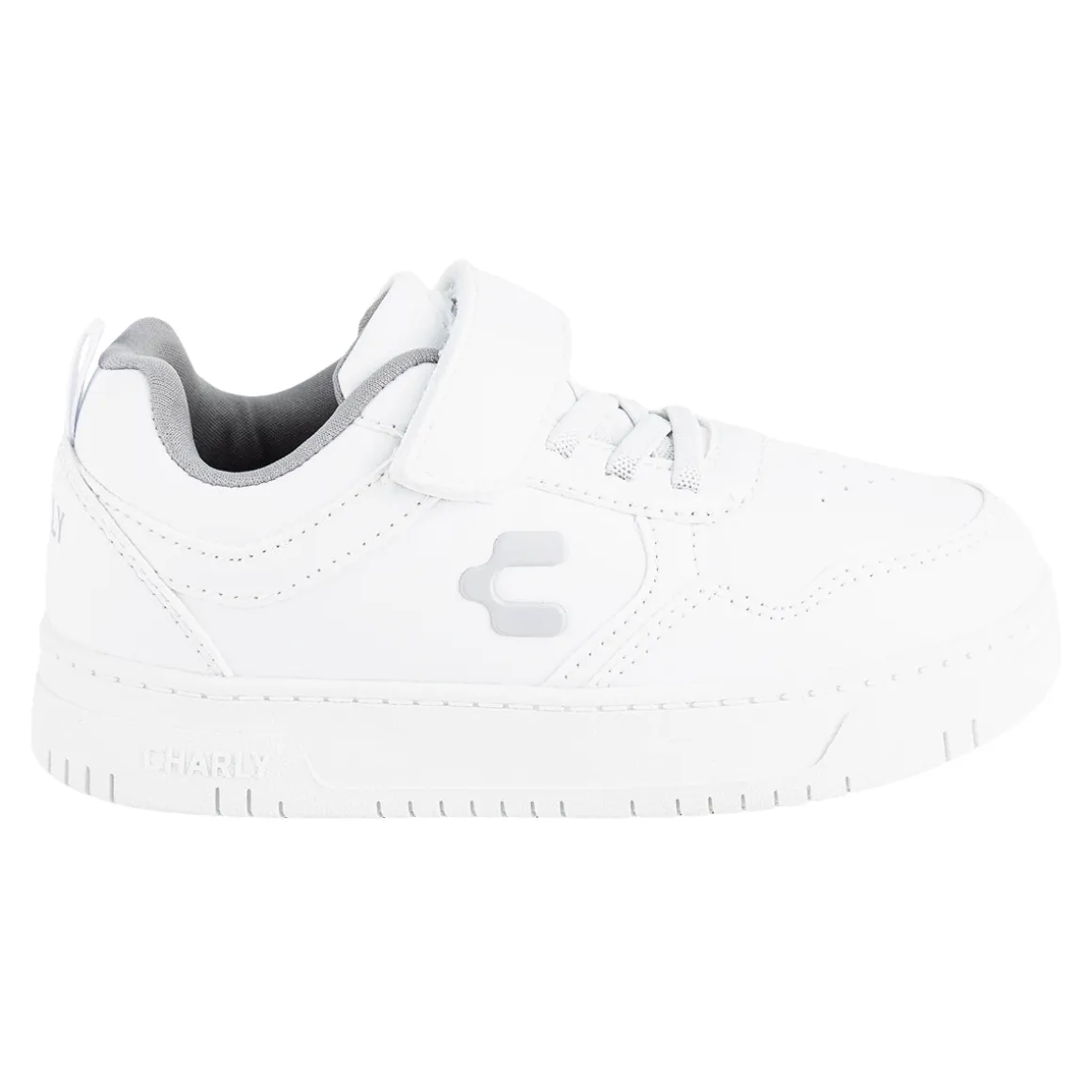 Tenis Escolar Blancos Charly Para Niño Grand 08282-83