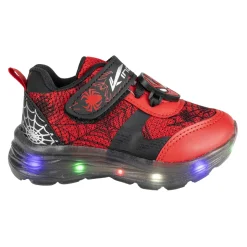 Tenis Moda Spiderman Luces Led Niño Kings Lu 05629