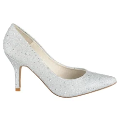 Zapatilla Stiletto Fiesta Graduación Para Mujer Gina Loren 07009