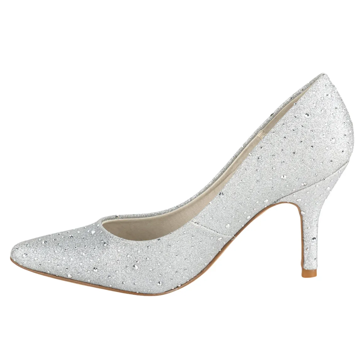 Zapatilla Stiletto Fiesta Graduación Para Mujer Gina Loren 07009