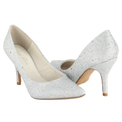 Zapatilla Stiletto Fiesta Graduación Para Mujer Gina Loren 07009