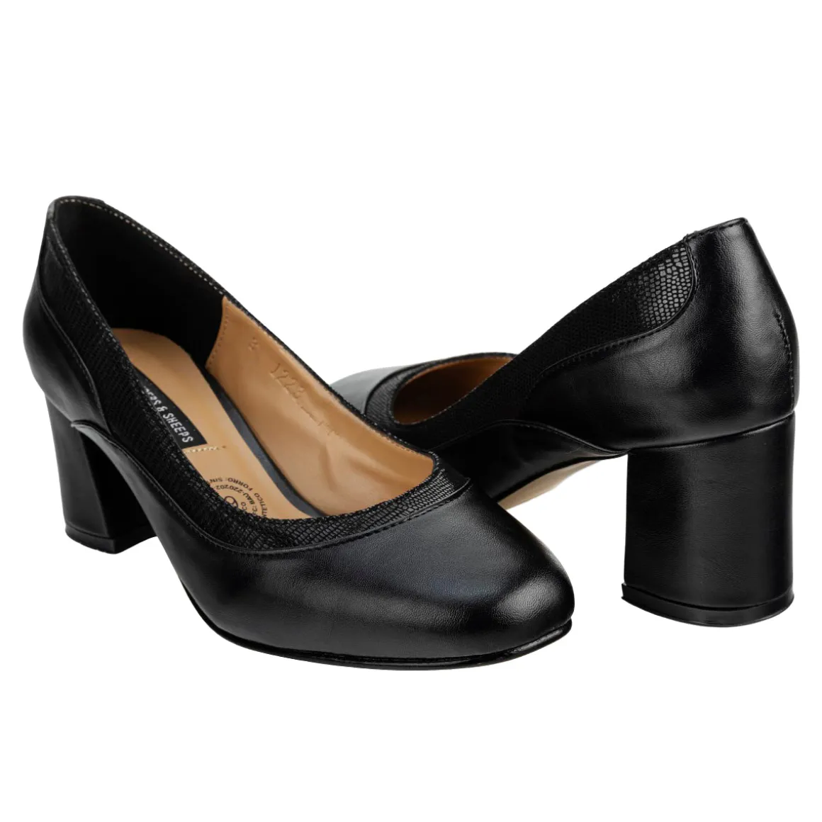 Zapatilla Vestir Para Mujer Silvia Cordero 06412/13 Maquillaje-Negro