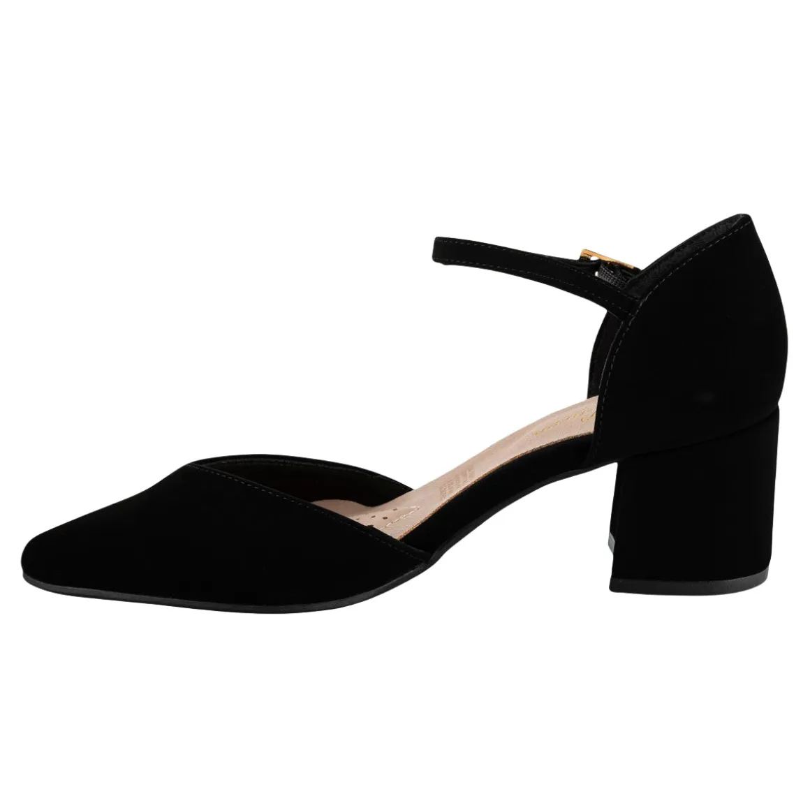 Zapatilla Vestir Tacón Ancho Para Mujer Gina Loren 04843