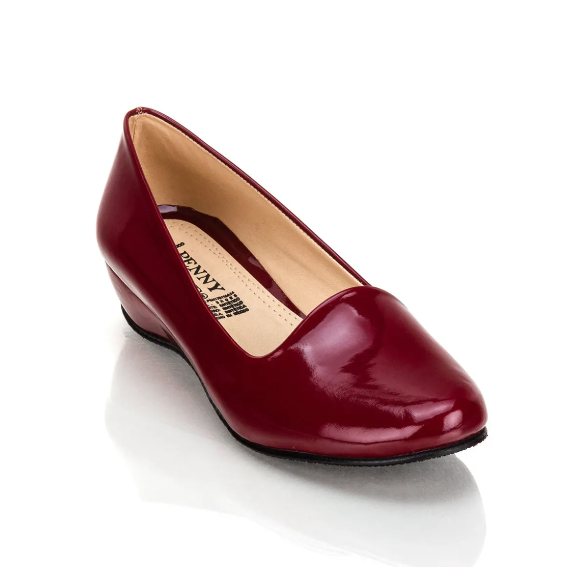 Zapato Casual Tacón Puente Charol Para Mujer Penny Lane 00588