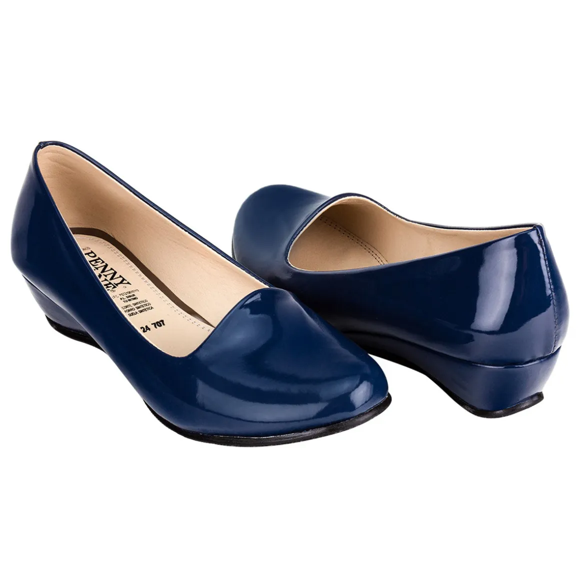 Zapato Casual Tacón Puente Charol Para Mujer Penny Lane 00588