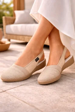 Zapato Destalonado Cuña Para Mujer Extra Confort 06521
