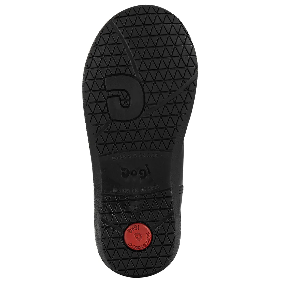 Zapato Dogi Para Niña Corazón Escolar Negro 05506