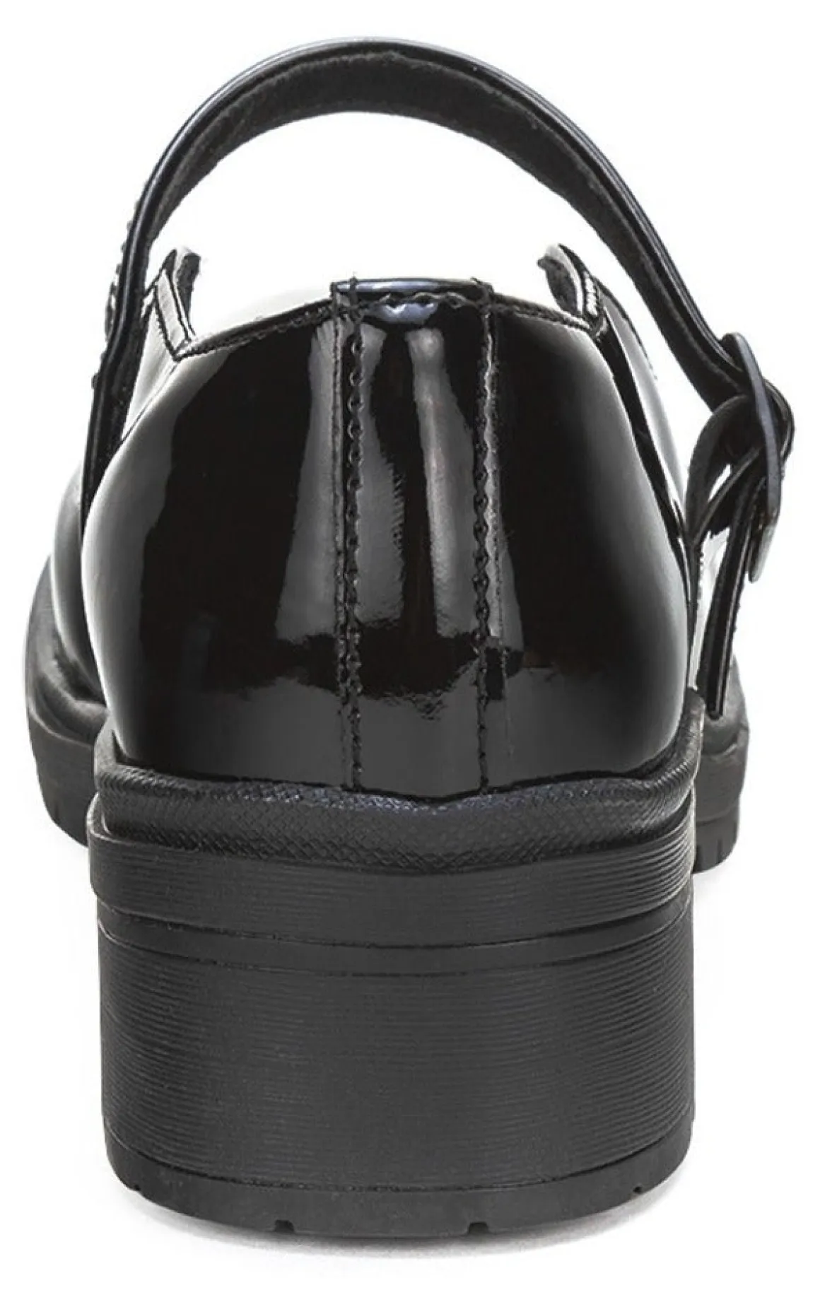 Zapato Escolar Bambino Para Niña Negro Charol Casual 02903