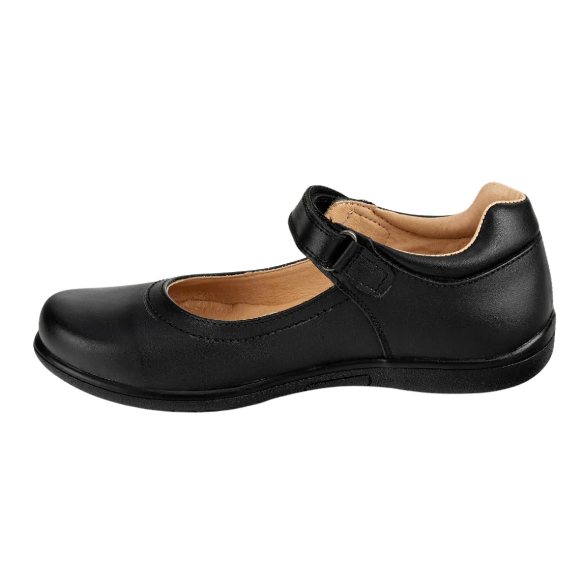 Zapato Escolar Bambino Para Niña Clásico Negro 05383