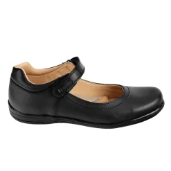 Zapato Escolar Bambino Para Niña Clásico Negro 05383