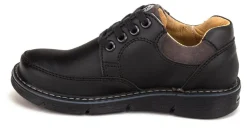 Zapato Escolar Casual Niño Piel Negro Rokino 00755