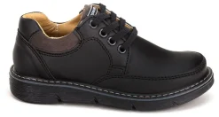 Zapato Escolar Casual Niño Piel Negro Rokino 00755
