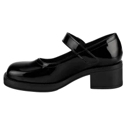 Zapato Escolar Chabelo Para Niña Junior Tacón Cuadrado 07226