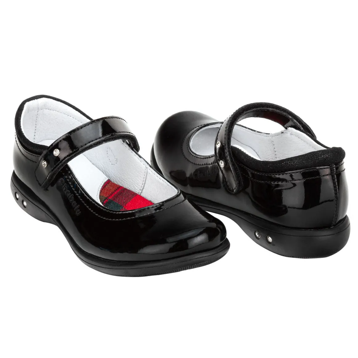 Zapato Escolar Chabelo Para Niña Casual Charol 02979