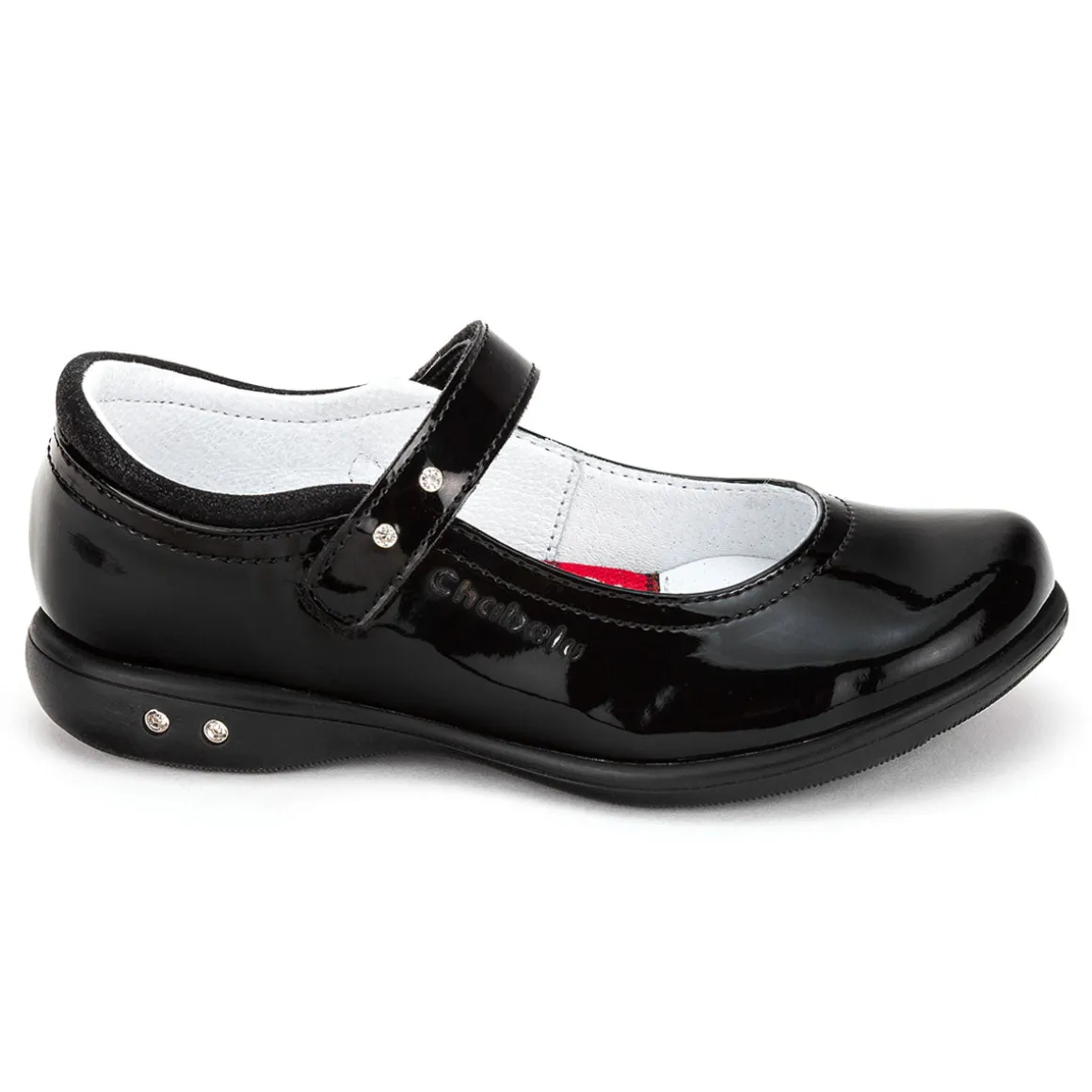 Zapato Escolar Chabelo Para Niña Casual Charol 02979