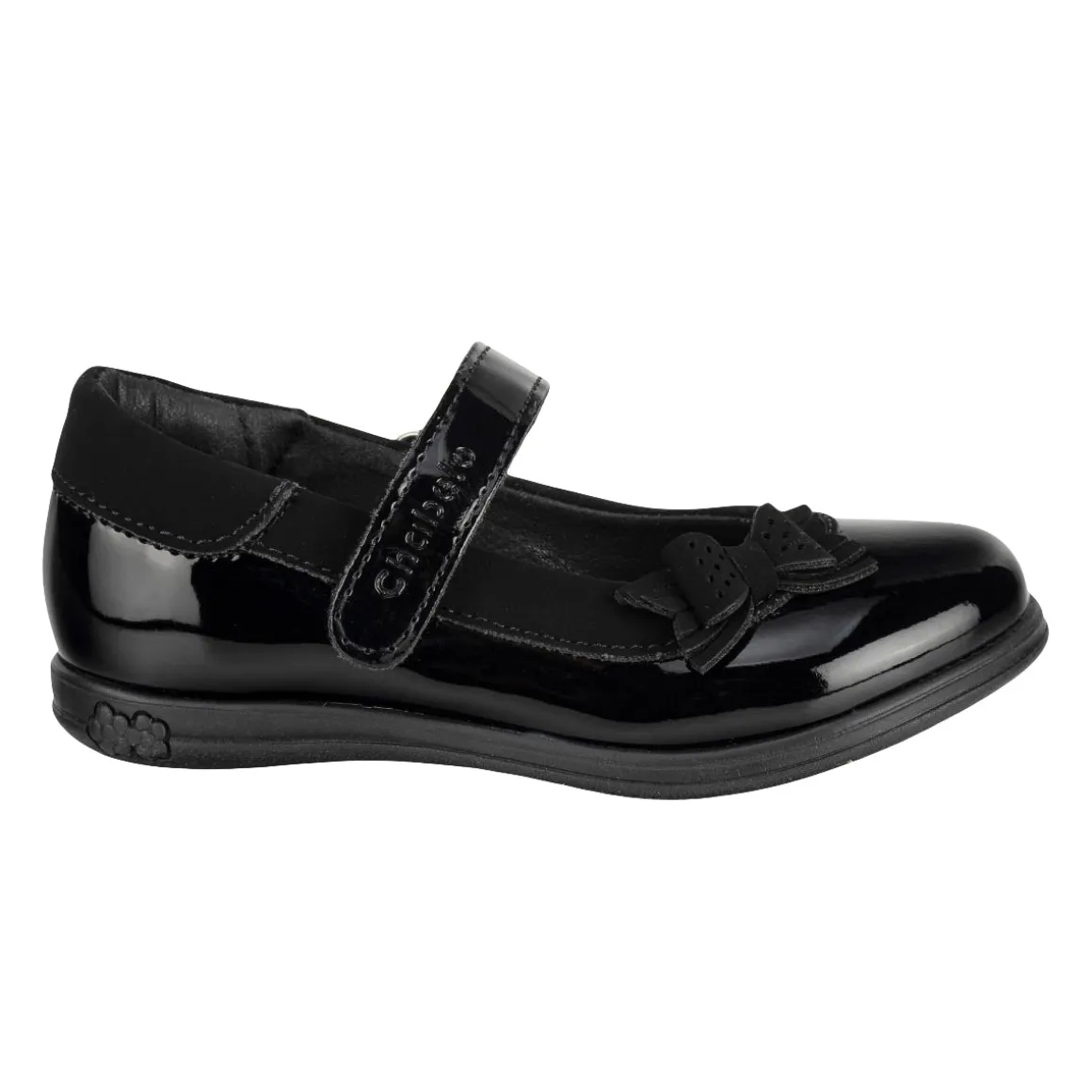 Zapato Escolar Chabelo Para Niña Charol Moda 05458