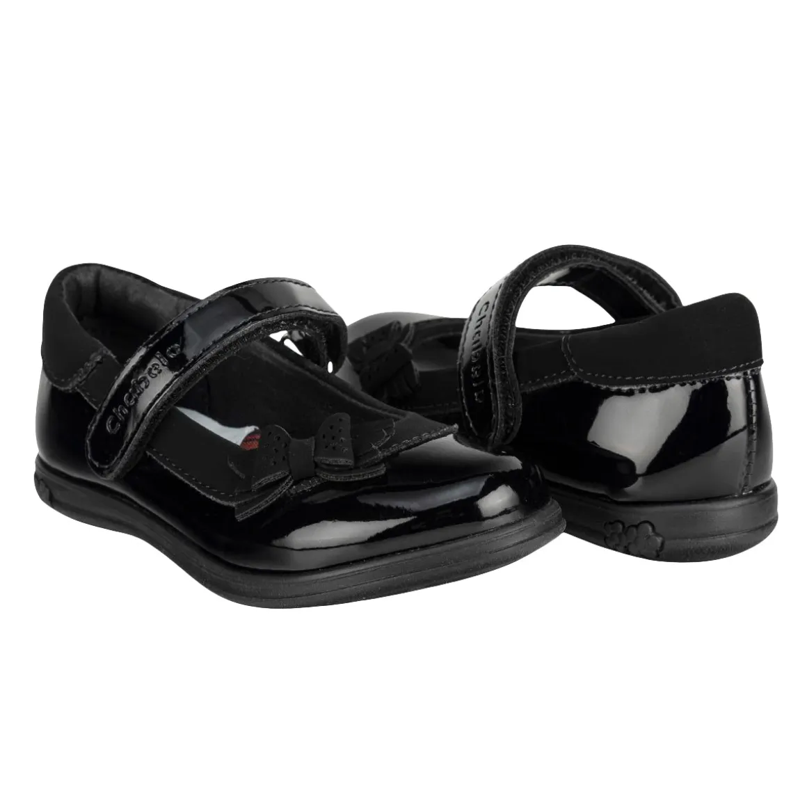 Zapato Escolar Chabelo Para Niña Charol Moda 05458