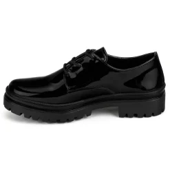 Zapato Escolar Charol Negro Para Junior Niña Blasito 04494
