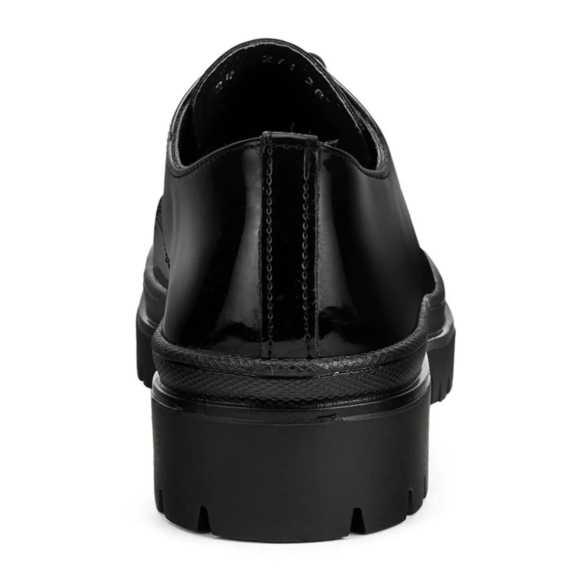 Zapato Escolar Charol Negro Para Junior Niña Blasito 04494
