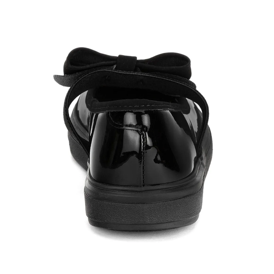 Zapato Escolar Clásico Charol Moño Para Niña Karsten 03500