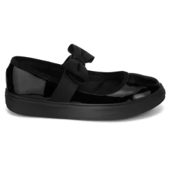 Zapato Escolar Clásico Negro Moño Joven Karsten 03501