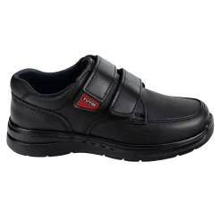 Zapato Escolar Clásico Negro Para Niño Yuyin 05599