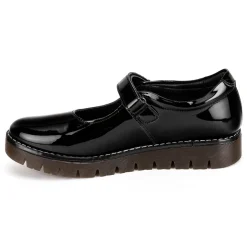 Zapato Escolar Coqueta Para Niña Moda Charol 04363