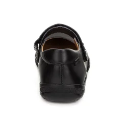 Zapato Escolar Coqueta Para Niña Negros Piel Casuales Flats 00140/141
