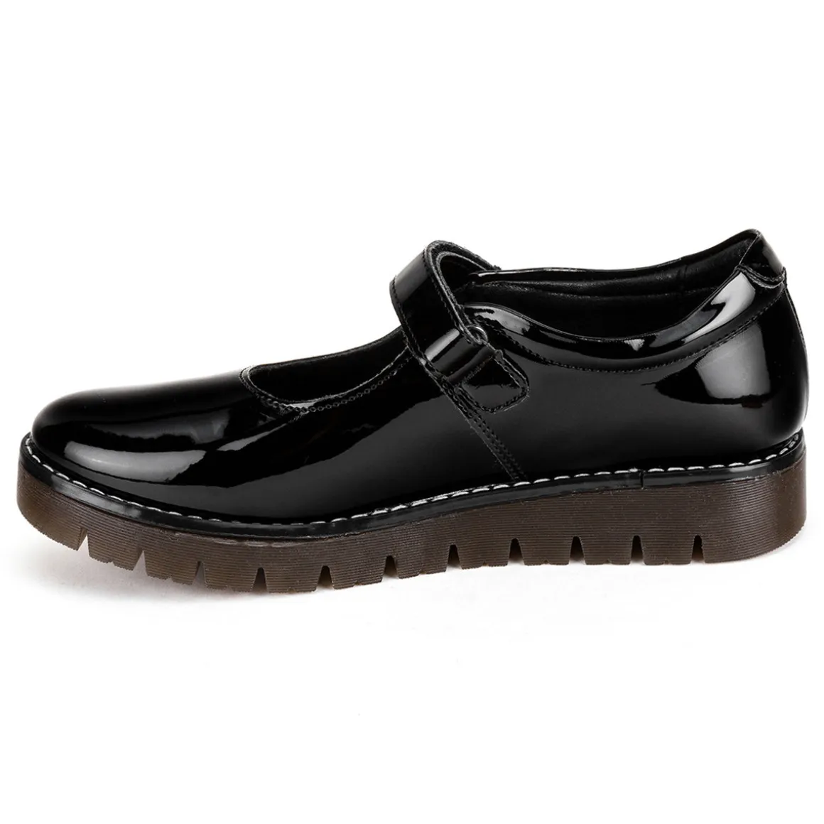 Zapato Escolar Coqueta Para Niña Plataforma 04364