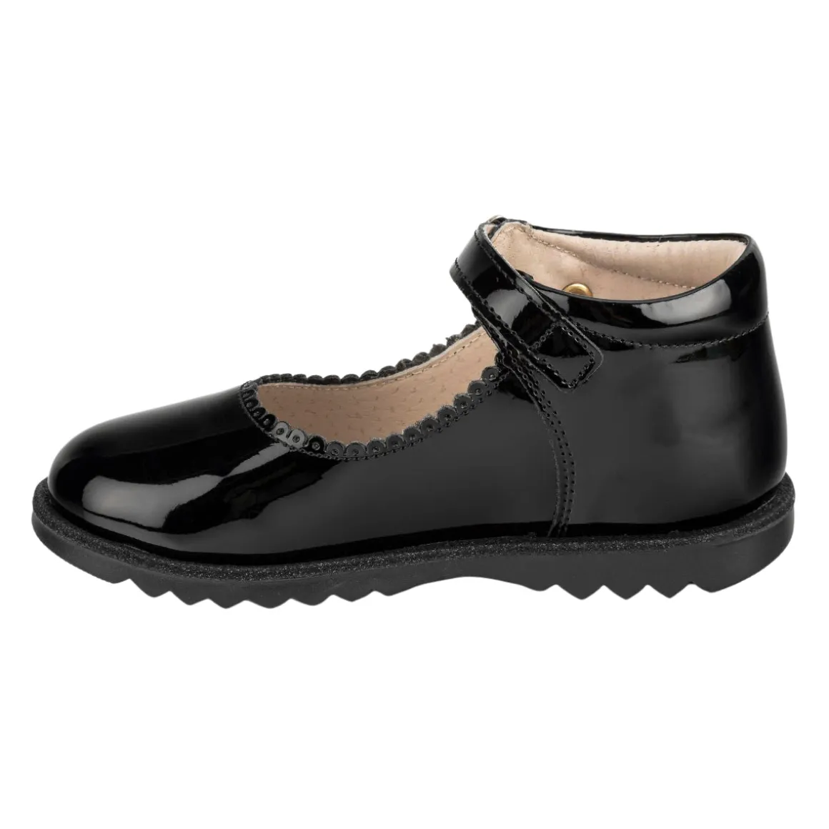 Zapato Escolar Coqueta Para Niña Casual Charol 05776