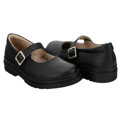 Zapato Escolar Dogi Para Junior Niña Hebilla 07135
