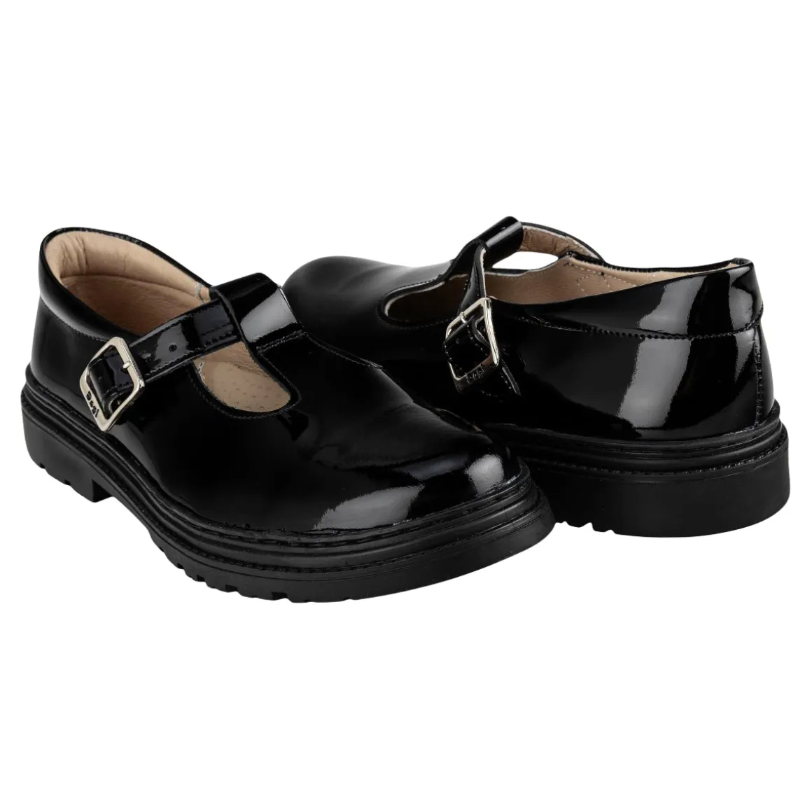 Zapato Escolar Dogi Para Niña Charol Moda 07133