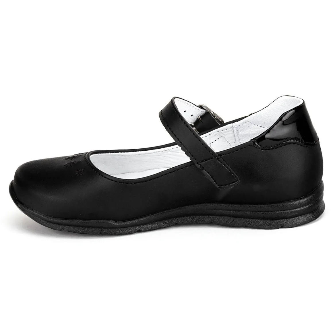 Zapato Escolar Flores Niña Dominiq 03386
