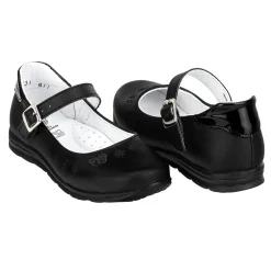 Zapato Escolar Flores Niña Dominiq 03386