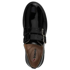Zapato Escolar Hebilla Charol Para Niña Joven Blasito 05413