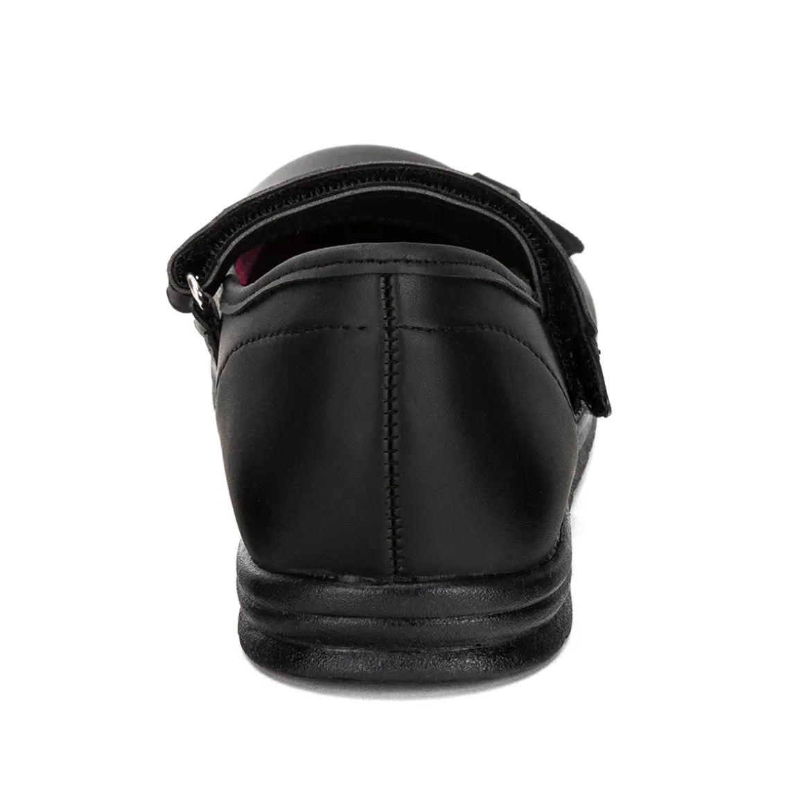 Zapato Escolar Moño Negro Velcro Niña Nick&wick 03005