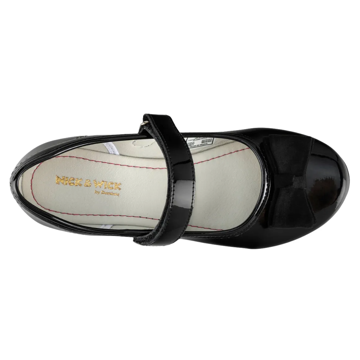 Zapato Escolar Moño Para Junior Niña Nick & Wick 08971