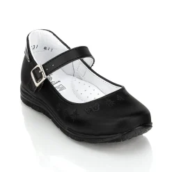 Zapato Escolar Negro Vestir Joven Dominiq 03387