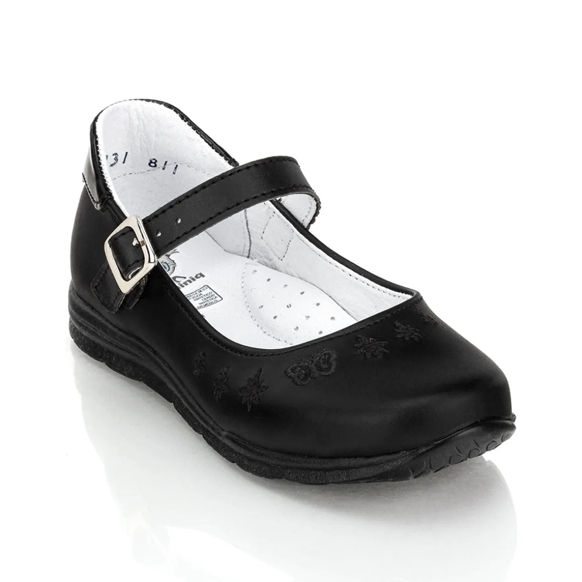 Zapato Escolar Negro Vestir Joven Dominiq 03387