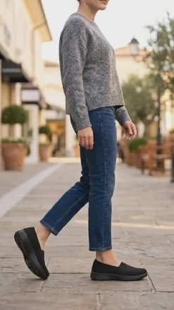 Zapato Flexi Para Mujer Casual Piso Slip On 08581