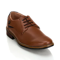 Zapato Formal Casual Para Hombre Epidemia Camel/Negro 02394-95