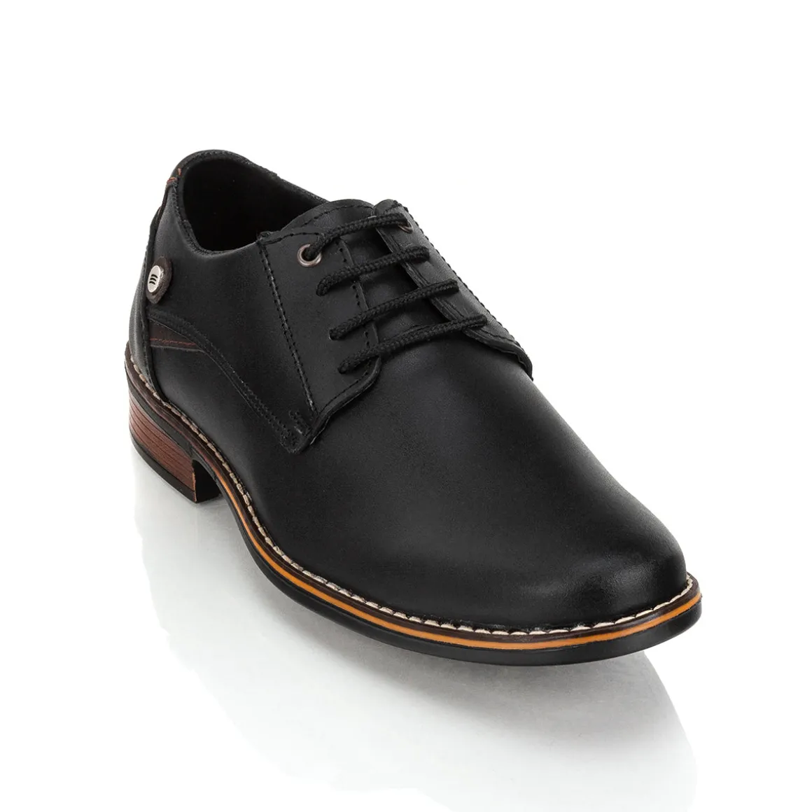 Zapato Formal Casual Para Hombre Epidemia Camel/Negro 02394-95