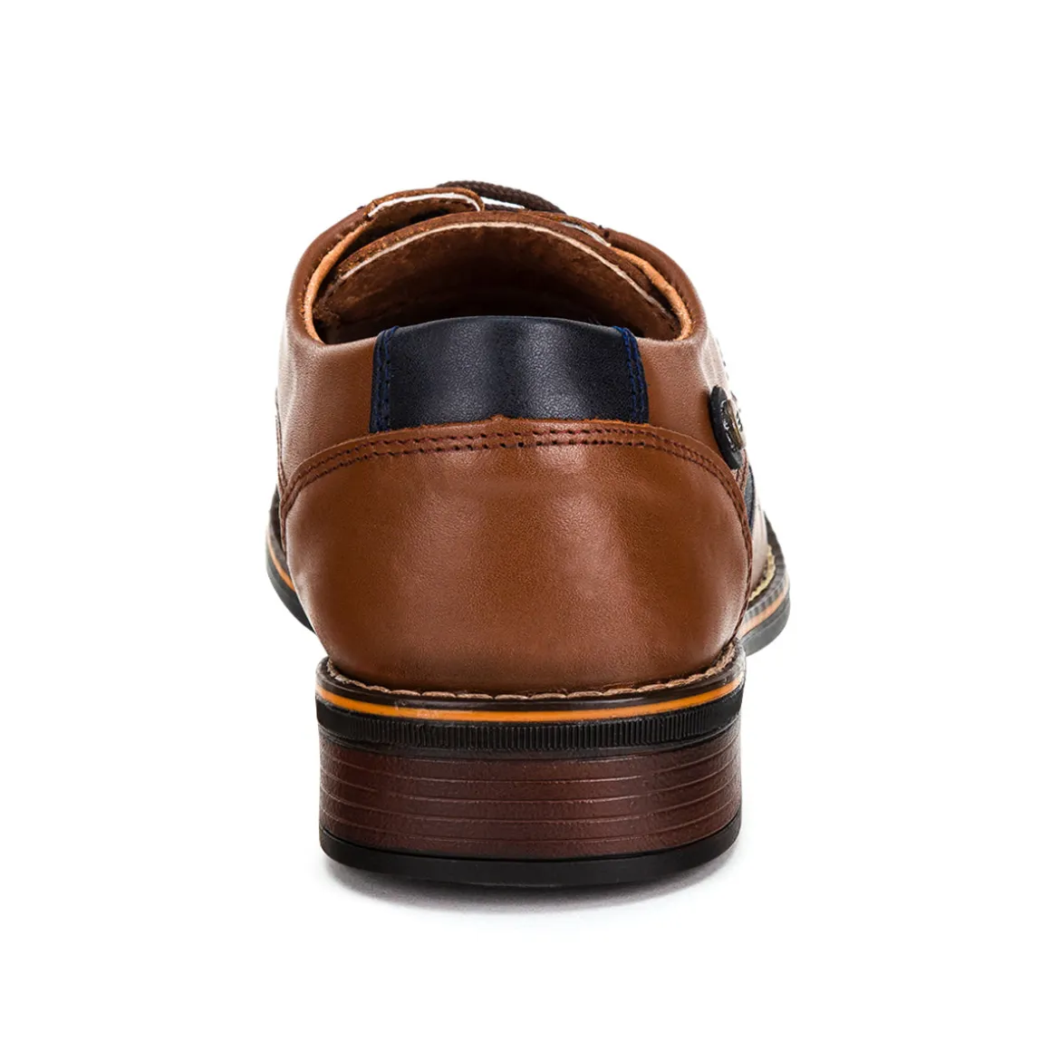 Zapato Formal Casual Para Hombre Epidemia Camel/Negro 02394-95