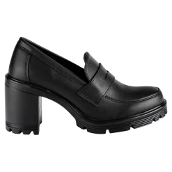 Zapato Tacón Loafer Para Mujer Green love 07108